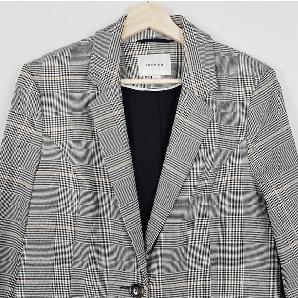 NWT Preview checked blazer size 12 - Picture 2 of 3